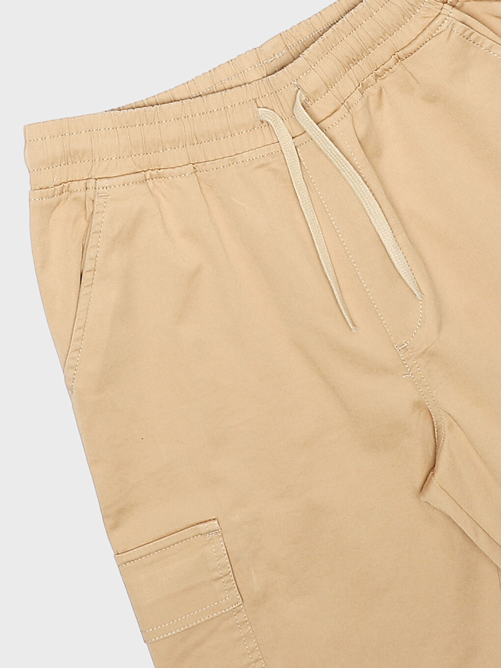 Elastic Waist Basic Boys' Roller Shorts-2