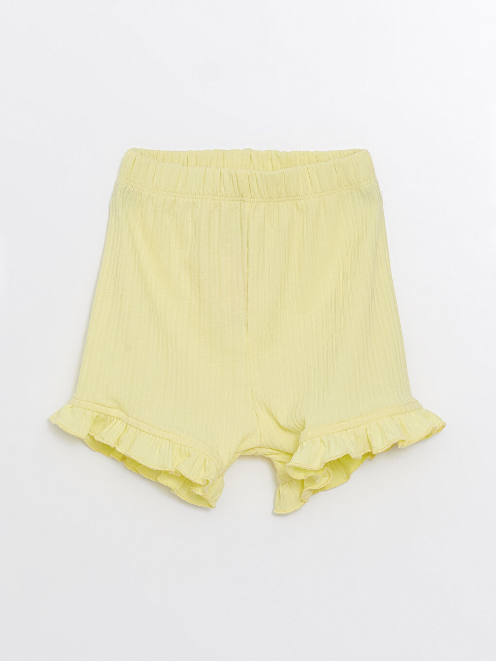 Crew Neck Short Sleeve Basic Shorts Baby Girl Pajama Set -S4OH03Z1-FSE