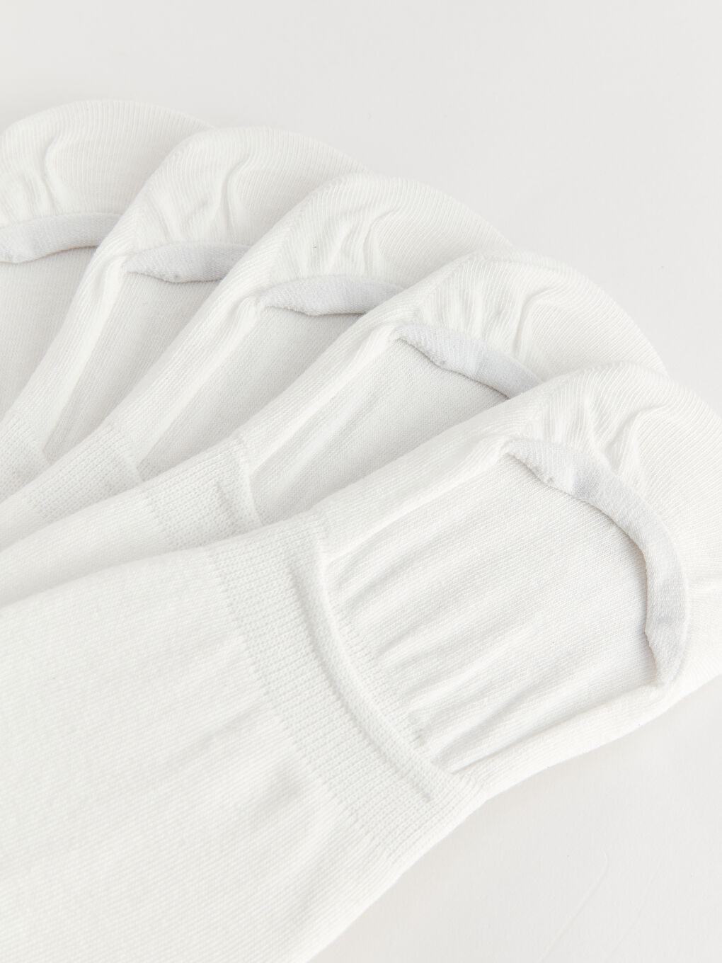 Women's Plain Invisible Socks 5 Pack-4
