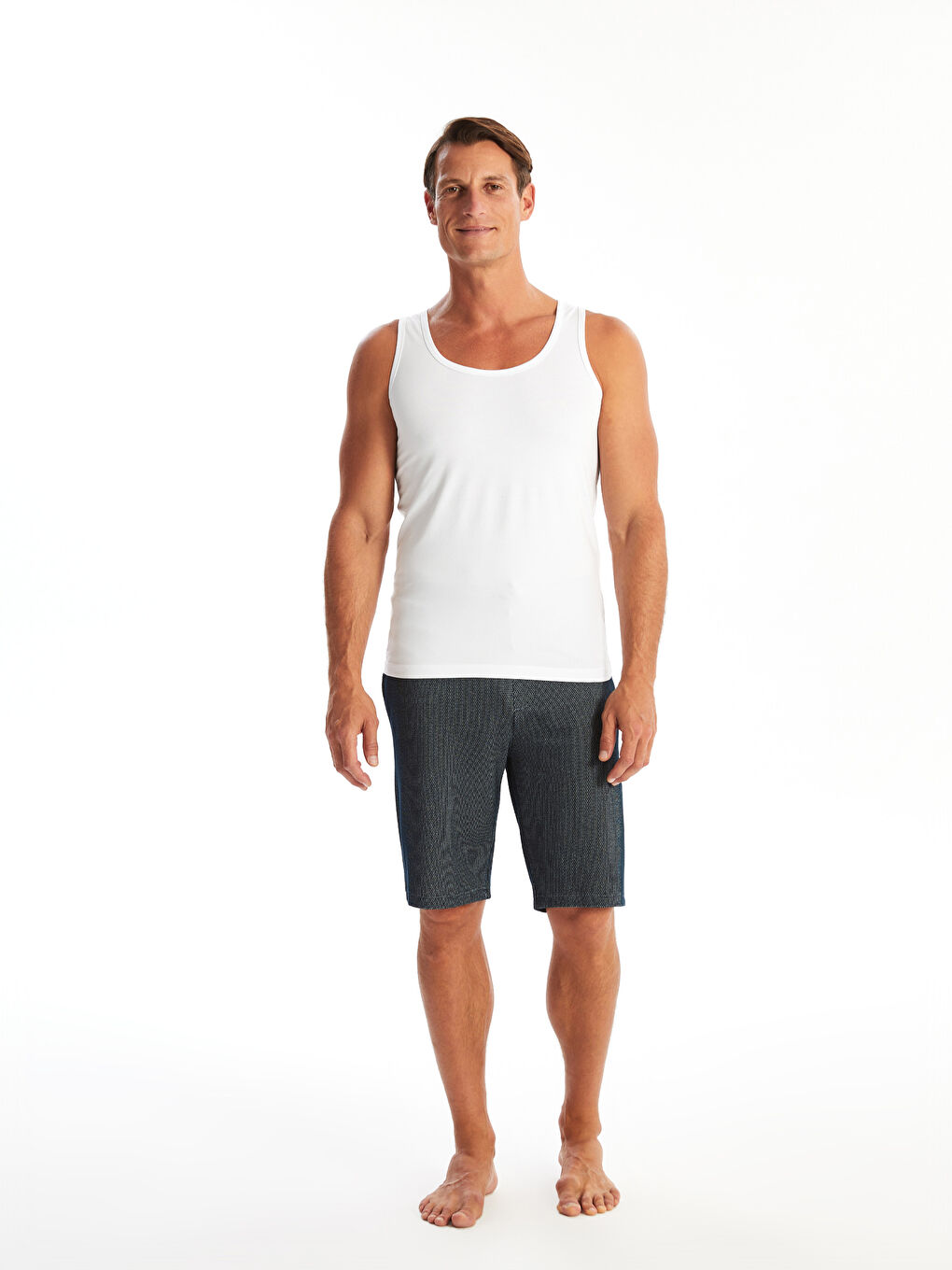 U Neck Combed Cotton Men's Athlete -S4OI26Z8-VC4