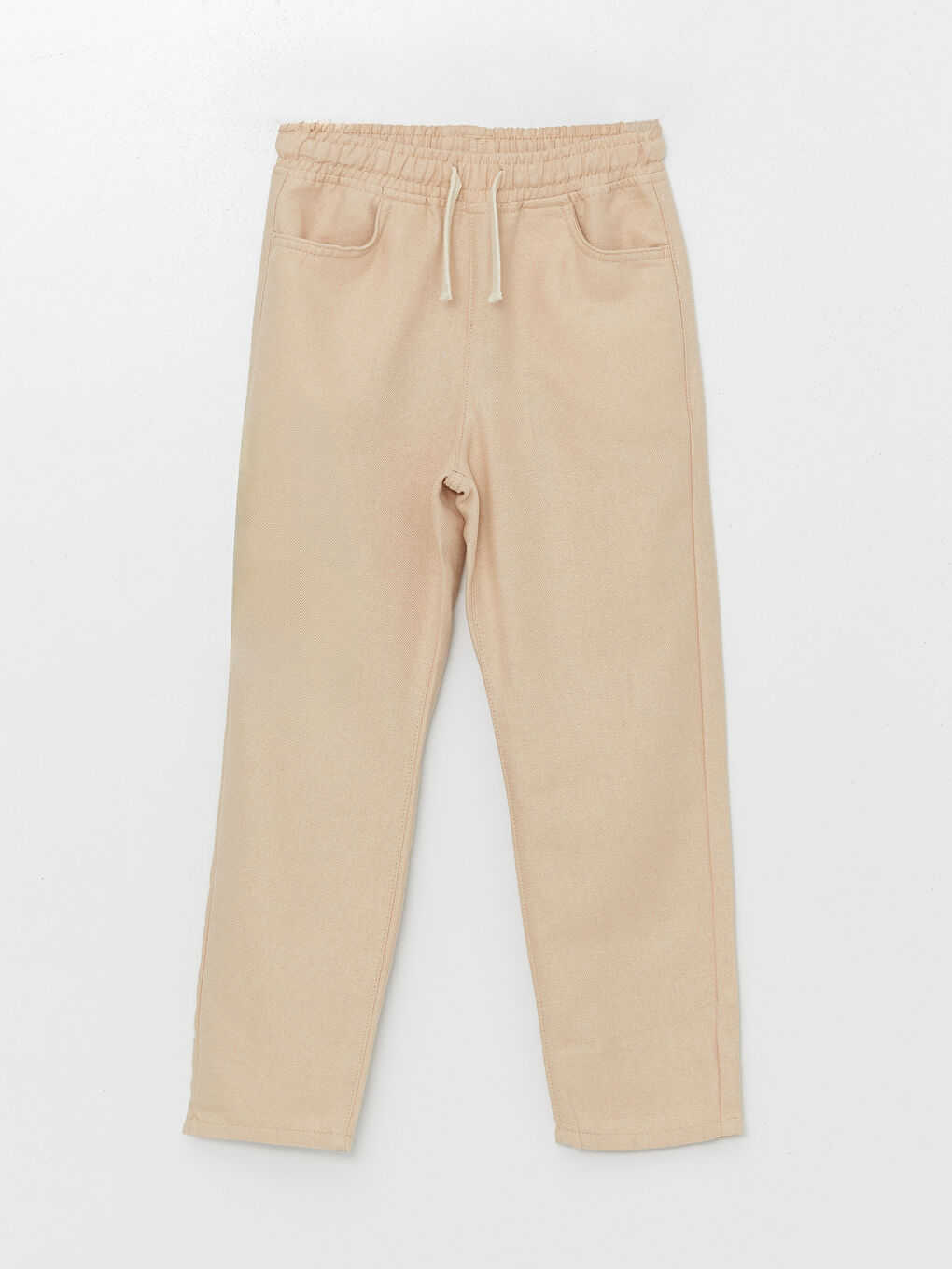 Elasticated Waist Linen Blend Boys' Trousers