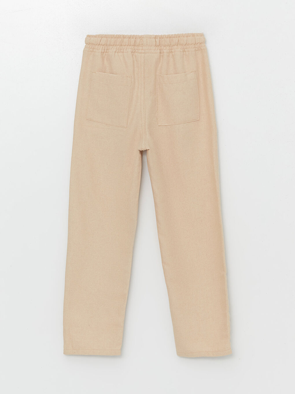 Elasticated Waist Linen Blend Boys' Trousers-1