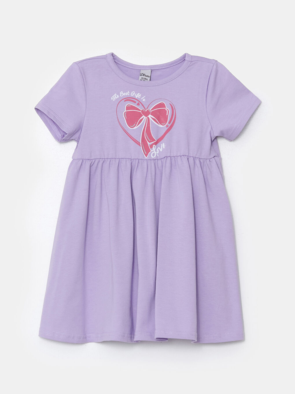 Robe pour Bébé Filles à Col Rond Imprimée