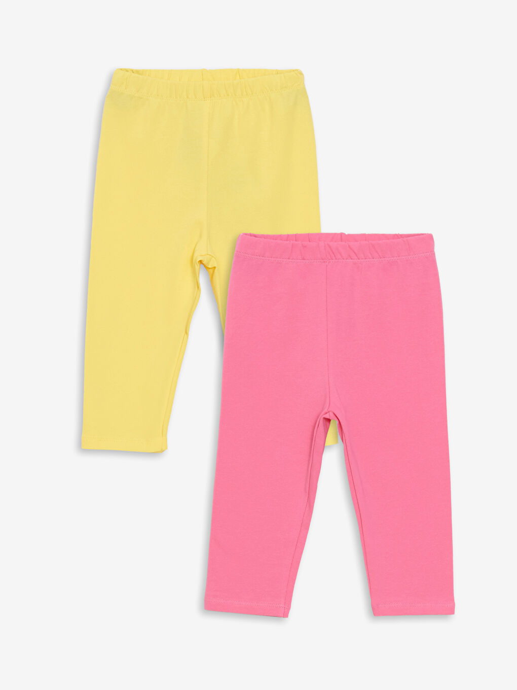 Elastic Waist Baby Girl Basic Leggings 2 Pack -S4OJ14Z1-FSG