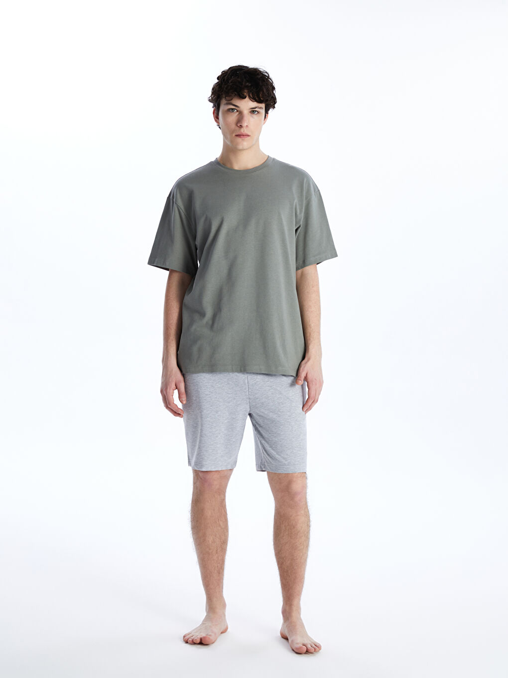 Slim fit donji deo pidžame - šorts -S57260Z8-LAL