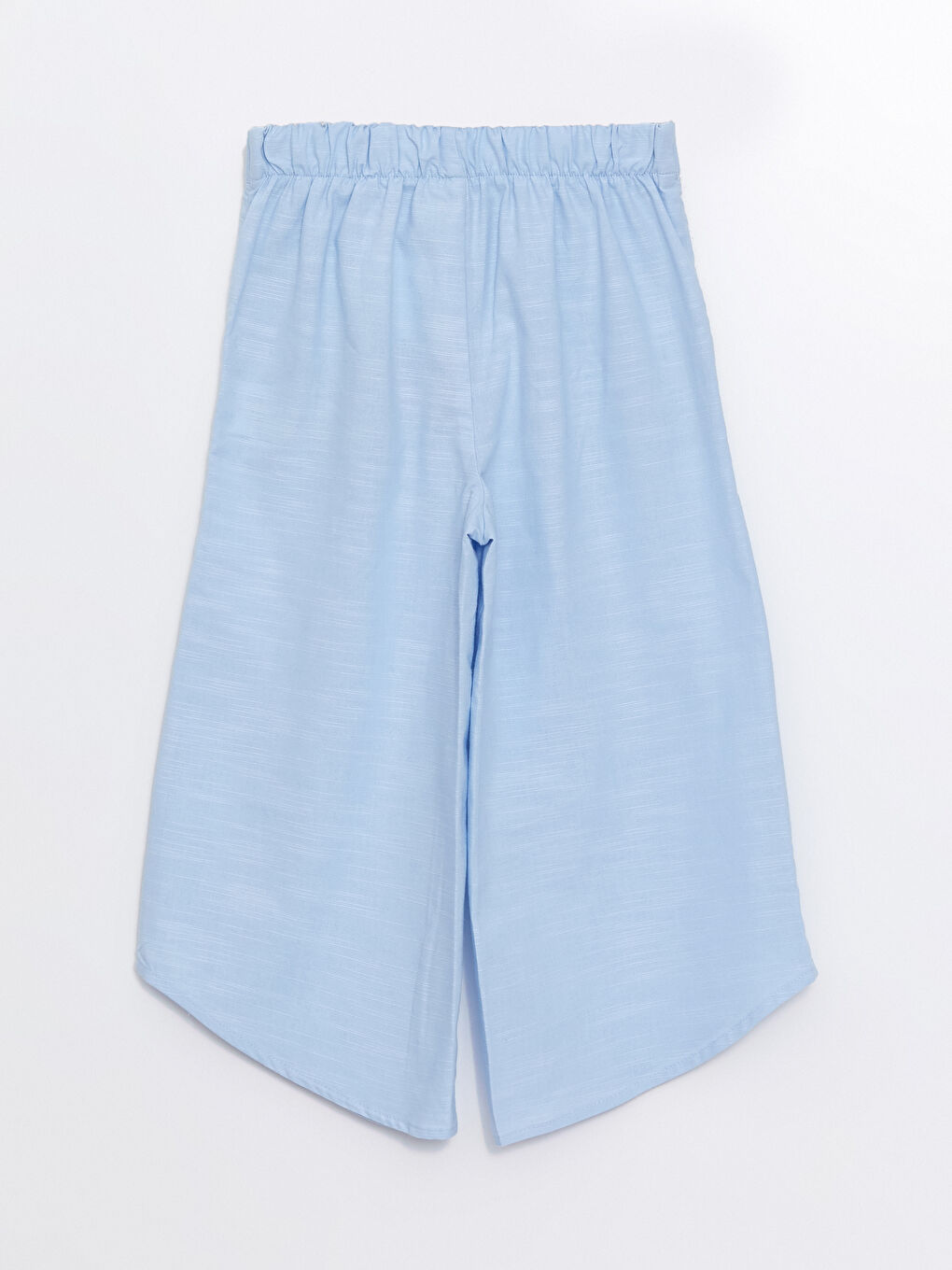 Mavi Beli Lastikli Kız Çocuk Kapri-2