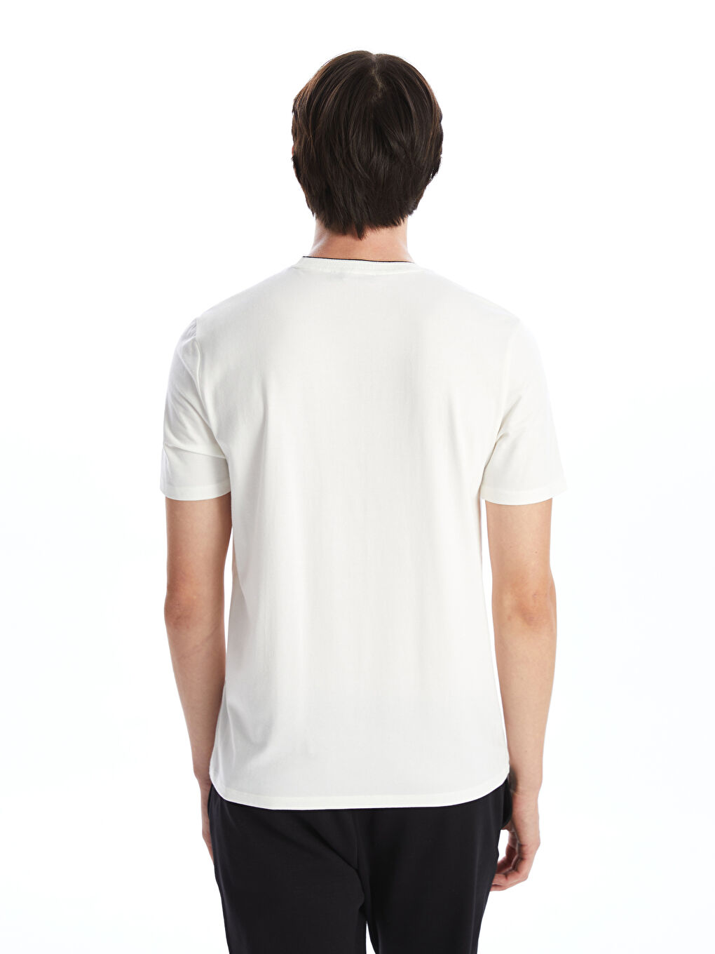SOUTHBLUE Crew Neck Short Sleeve Printed Combed Cotton Men's T-shirt -S4OL78Z8-R9J