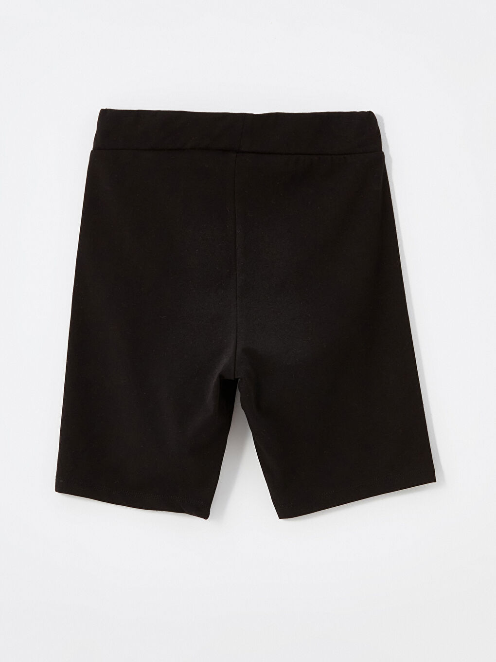 Siyah Beli Lastikli Kız Çocuk Kısa Tayt-2