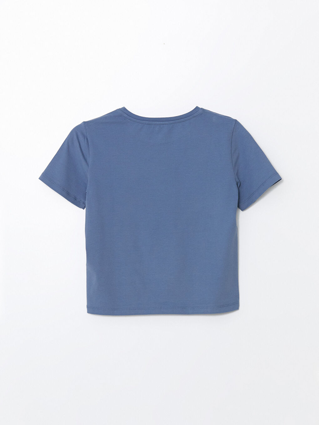 Mavi Bisiklet Yaka Kadın Crop-5