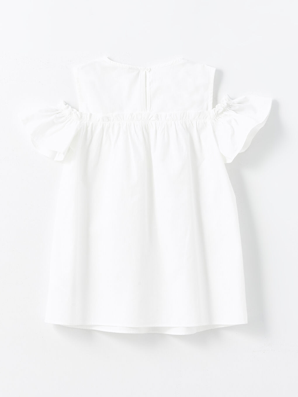 Crew Neck Girls' Blouse-1