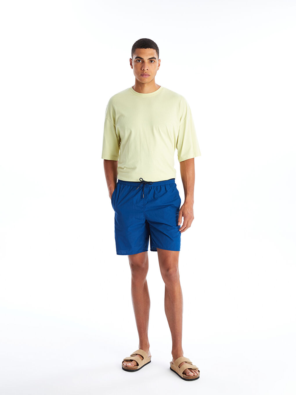 Short Length Basic Men's Swimming Shorts