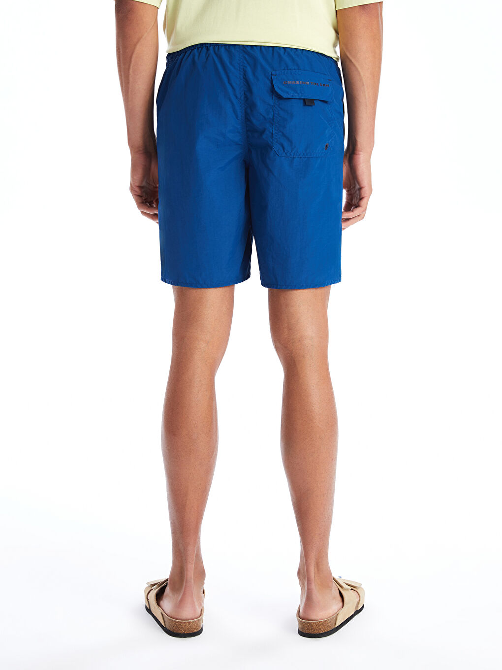 Short Length Basic Men's Swimming Shorts-3