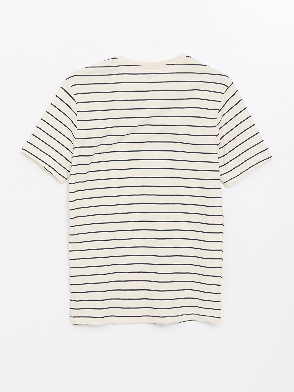 Bej Bisiklet Yaka Baskılı Penye Erkek Pijama Üst-1