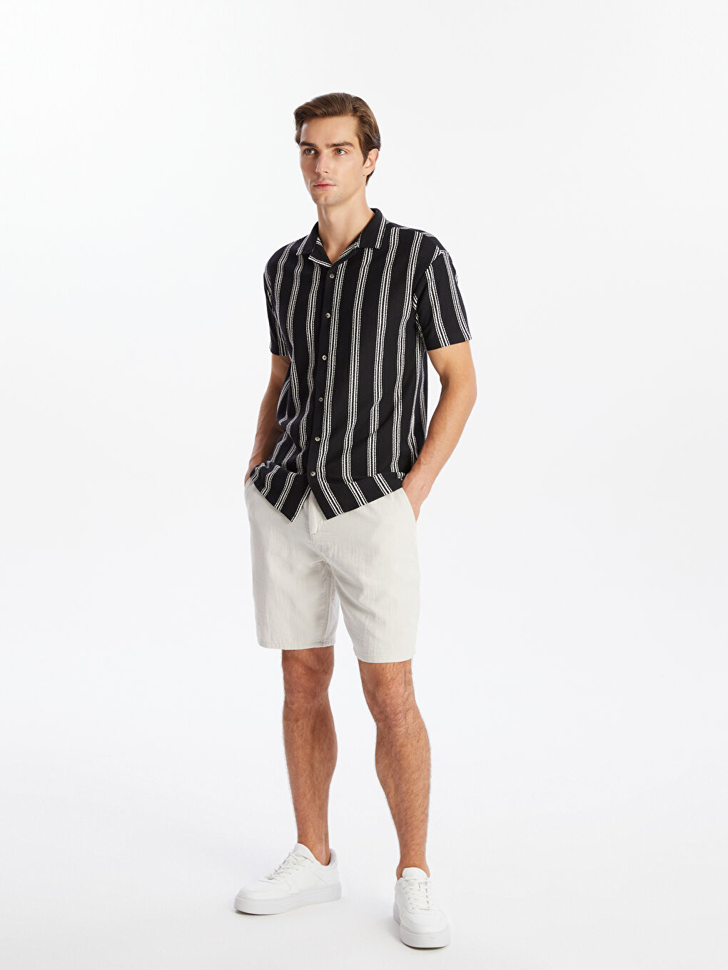 Slim Fit Men's Shorts -S4OR08Z8-EXQ
