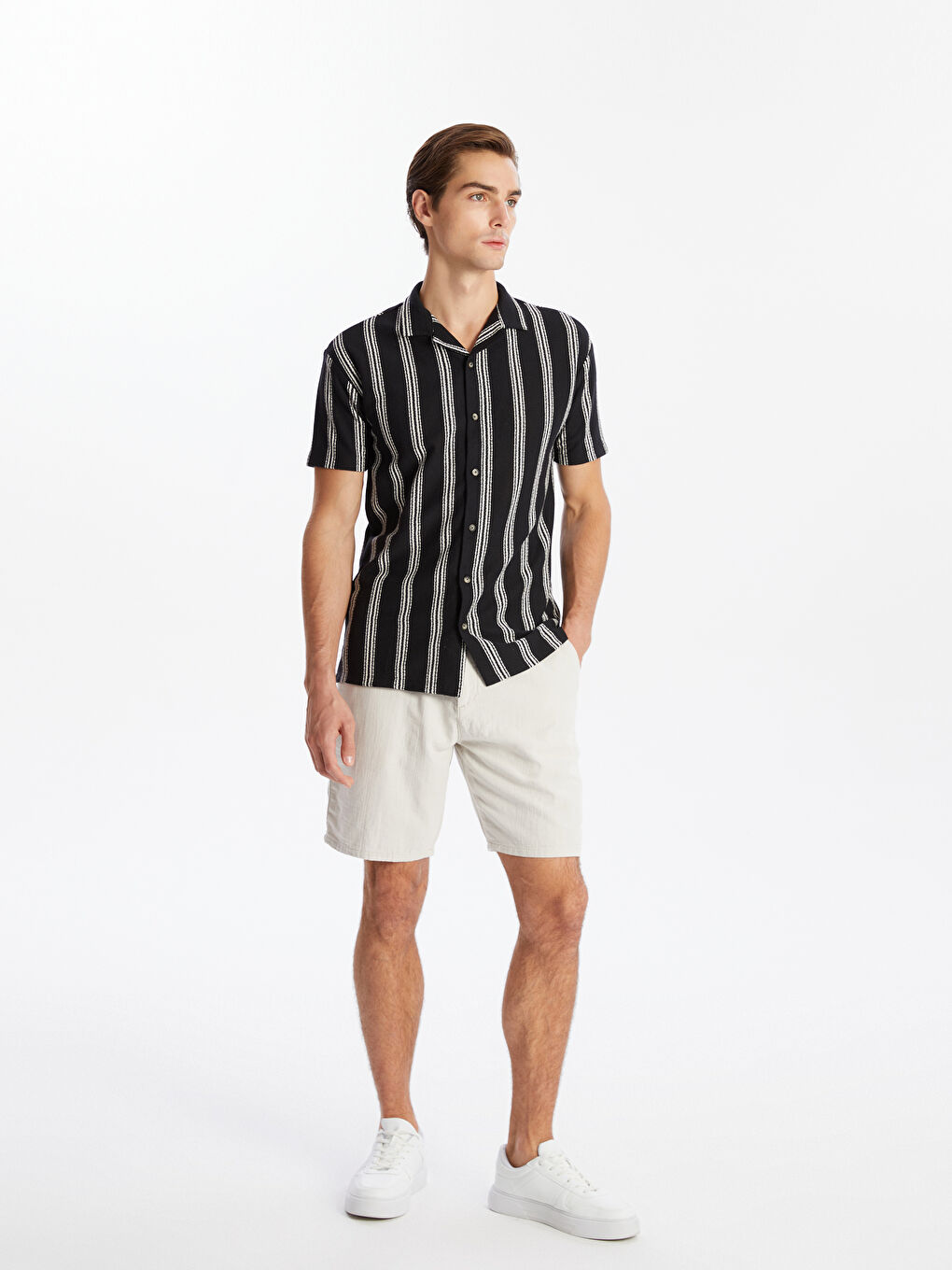 Slim Fit Men's Shorts -S4OR08Z8-EXQ