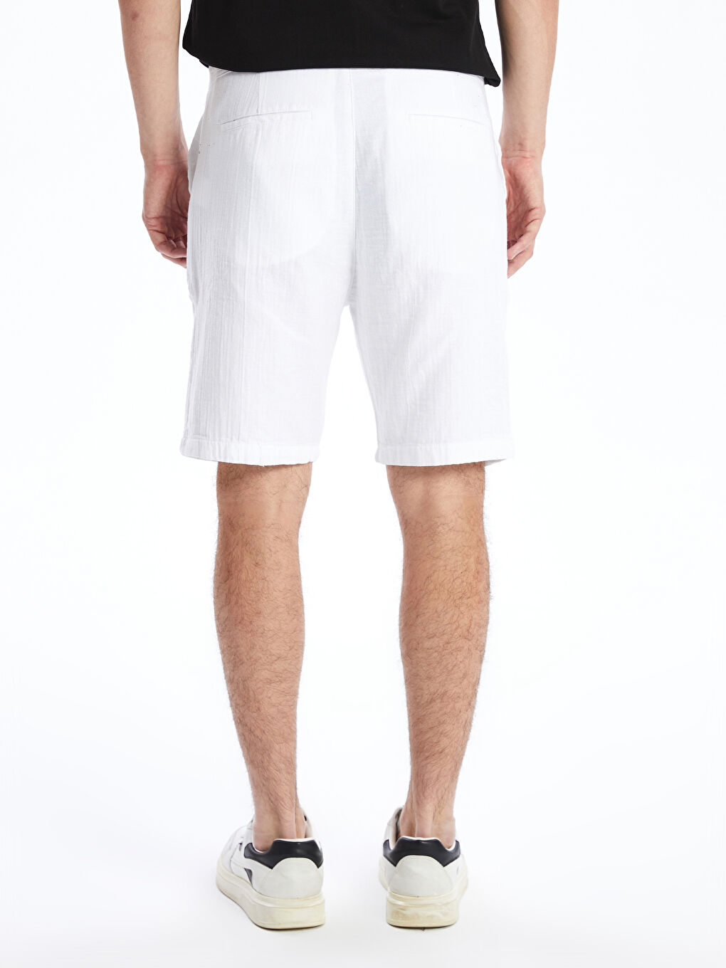 XSIDE Beyaz Slim Fit Erkek Şort - 3