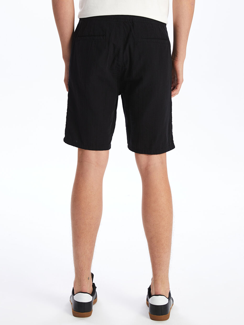 XSIDE Siyah Slim Fit Erkek Şort - 2