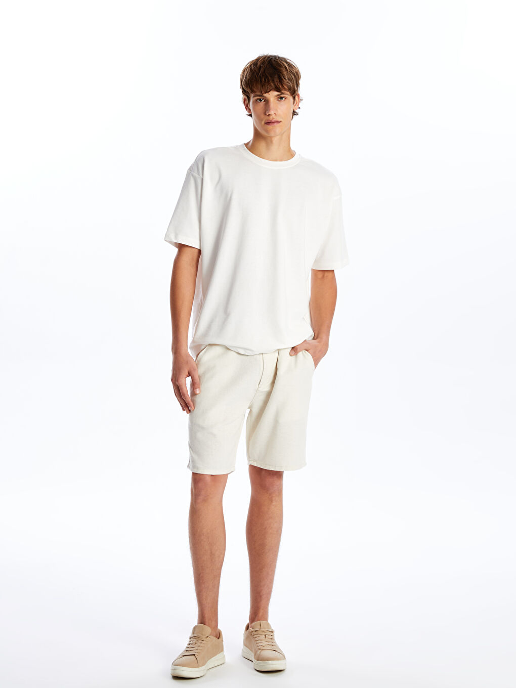Slim Fit Men's Shorts -S4OR09Z8-FDV