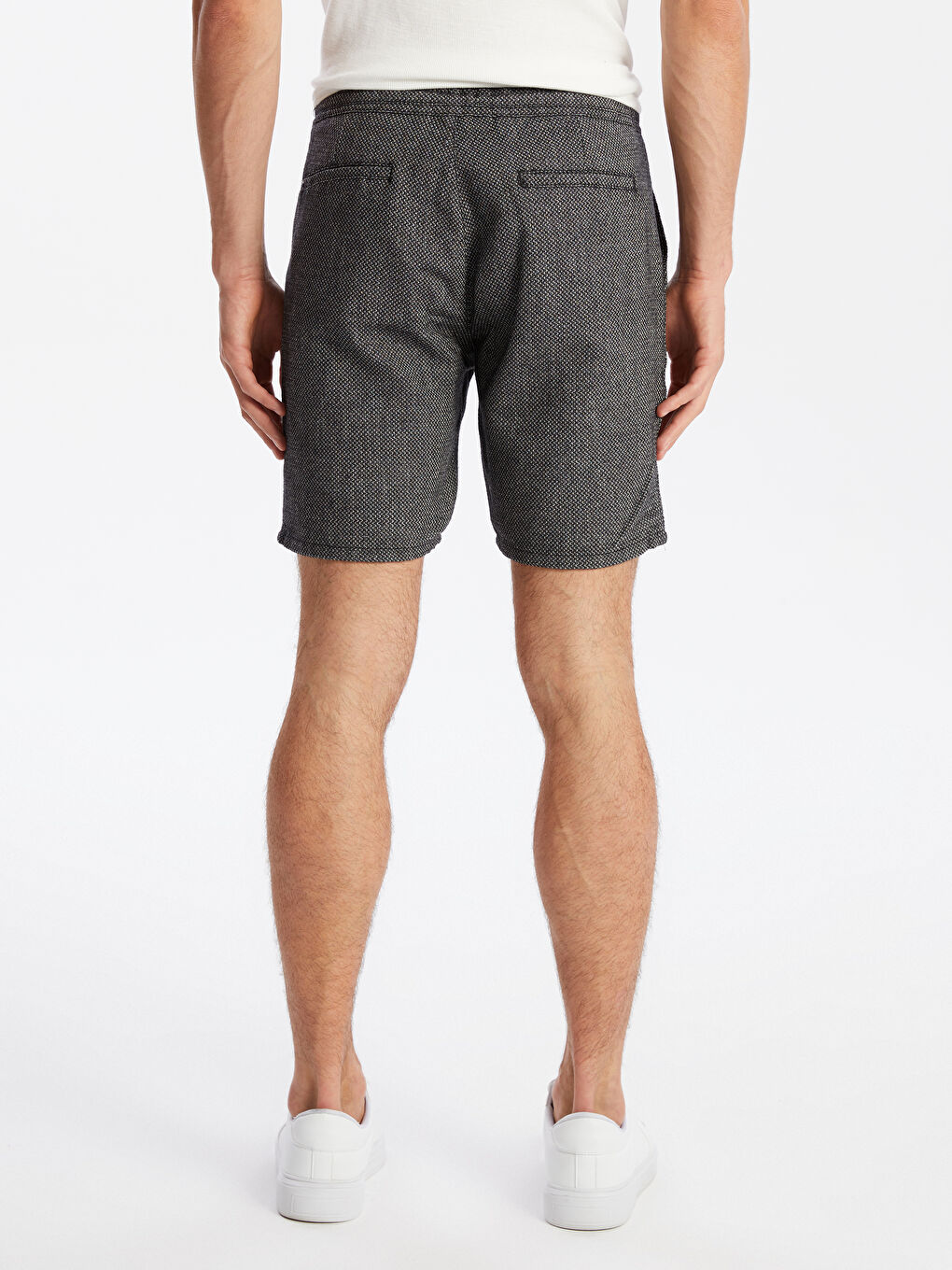 Antrasit Slim Fit Erkek Şort-3