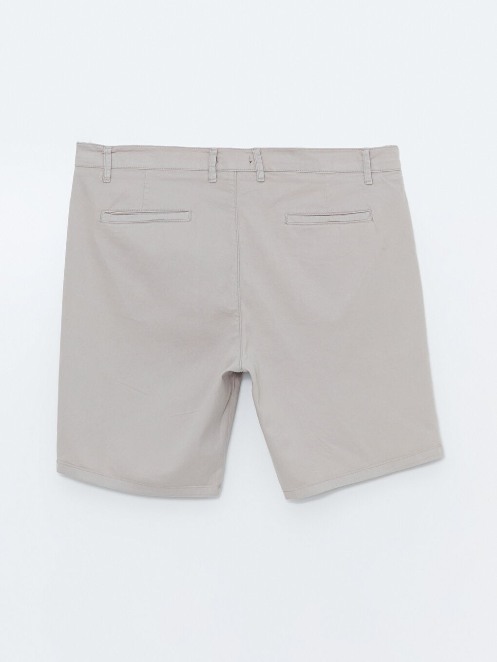 Bej Slim Fit Erkek Şort-1