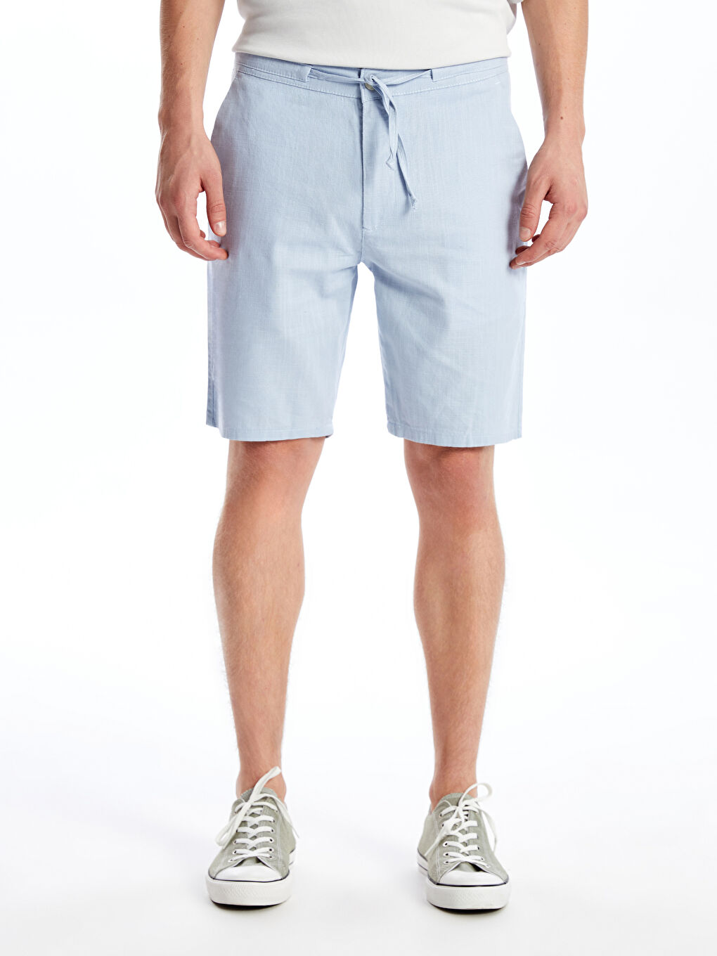 Slim Fit Men's Shorts -S4OR12Z8-CYK