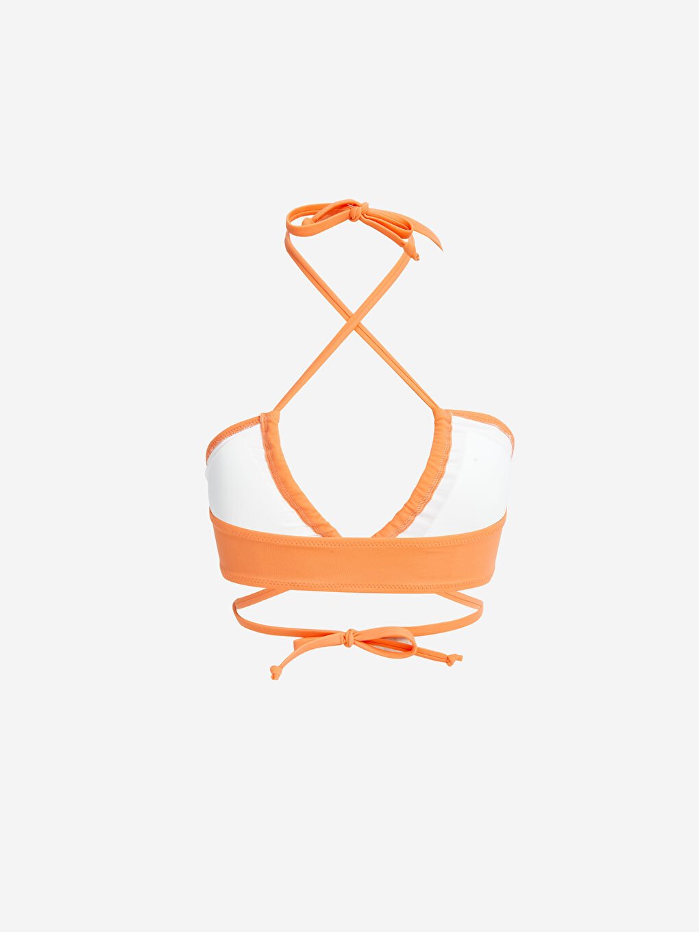 LCW DREAM Turuncu Kadın Dolgulu Bandeu Bikini Üstü - 1