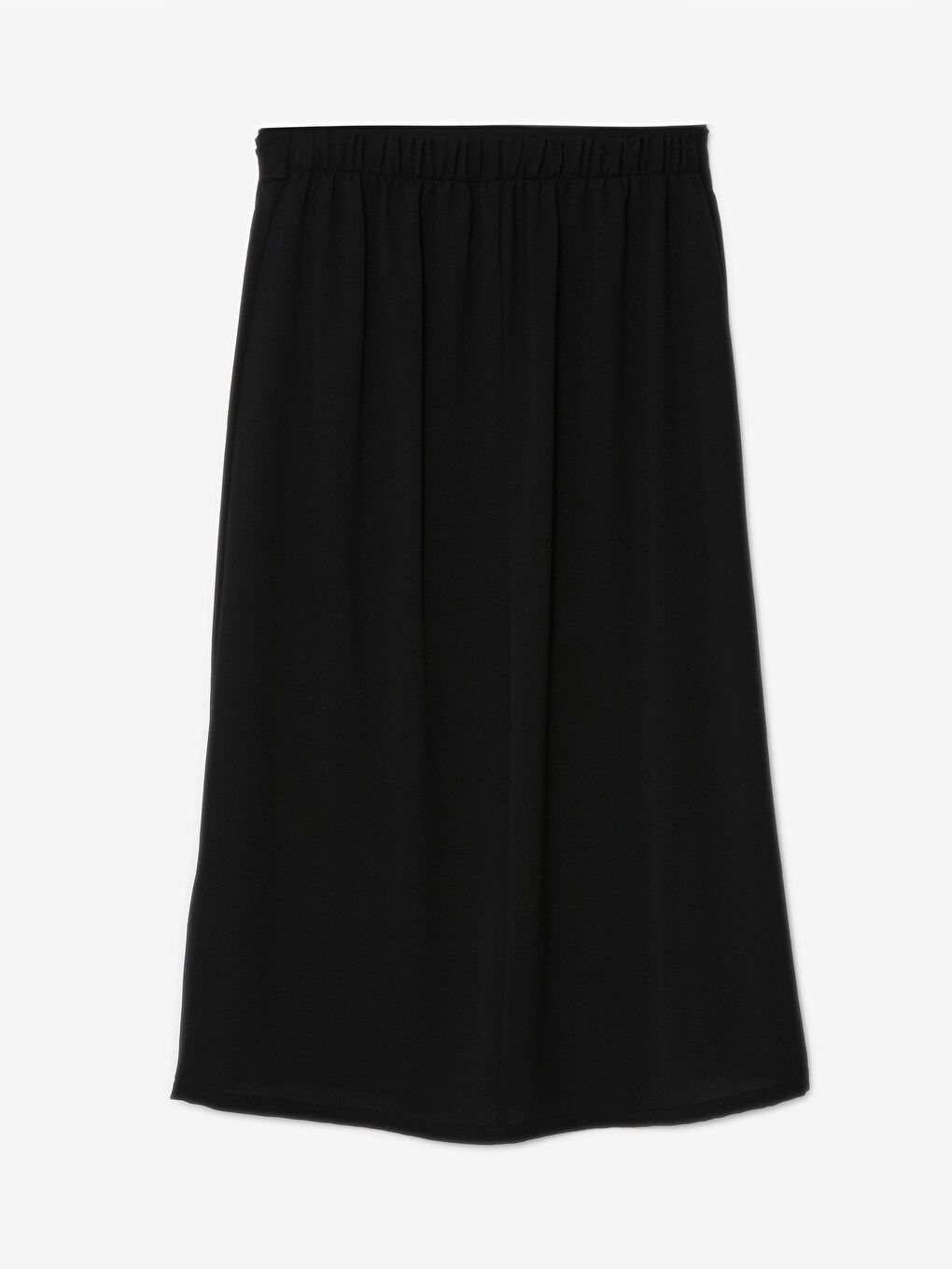 Women's Elasticated Waist Plain Skirt -S4OR48Z8-CVL