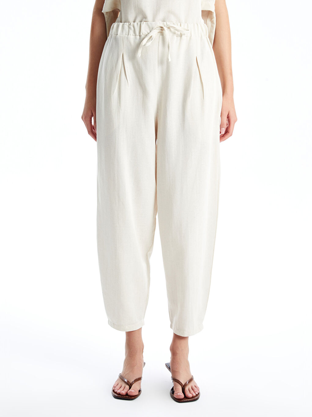 Elasticated Waist Women's Trousers -S4OR54Z8-YYJ