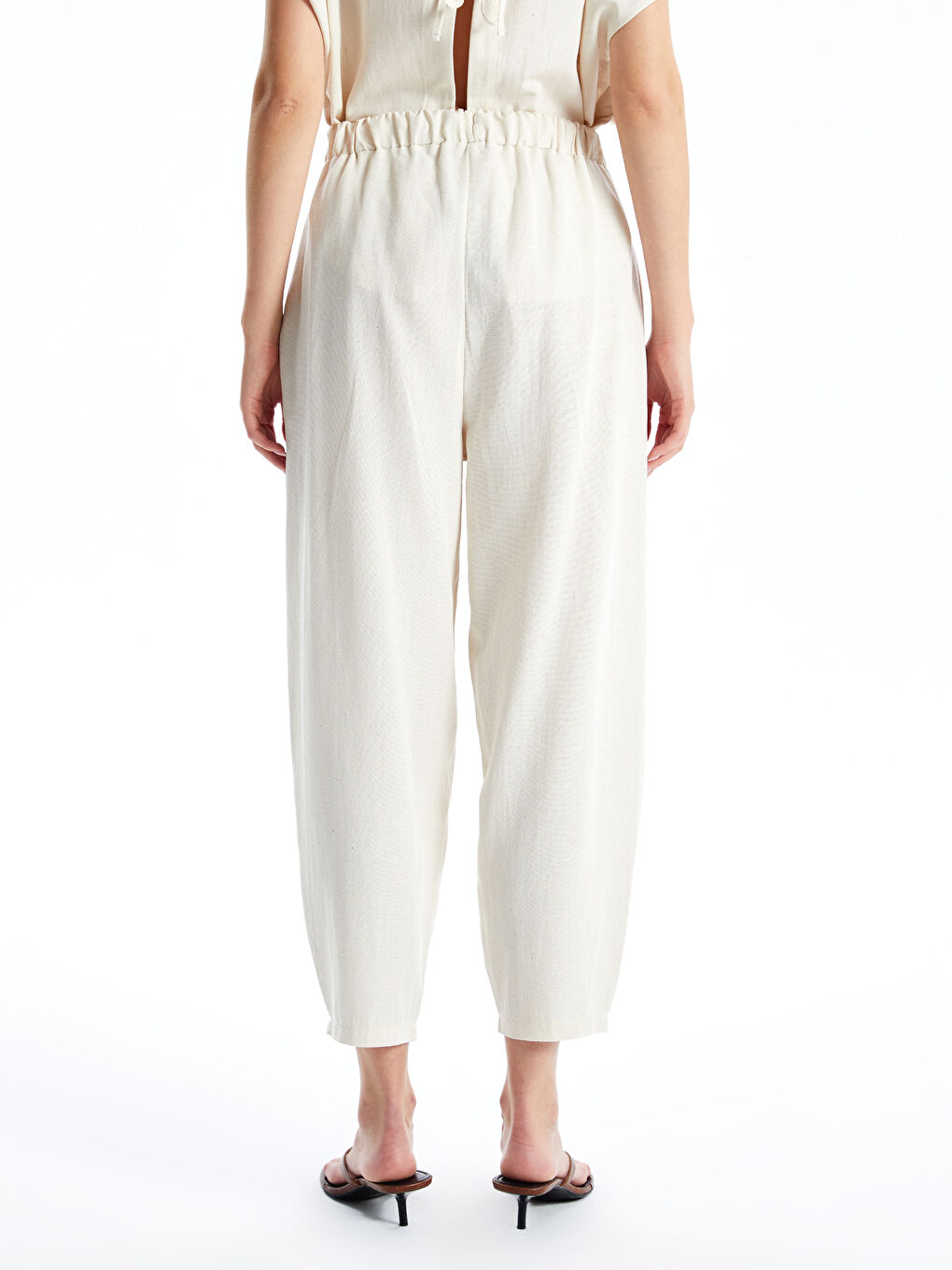 Elasticated Waist Women's Trousers -S4OR54Z8-YYJ