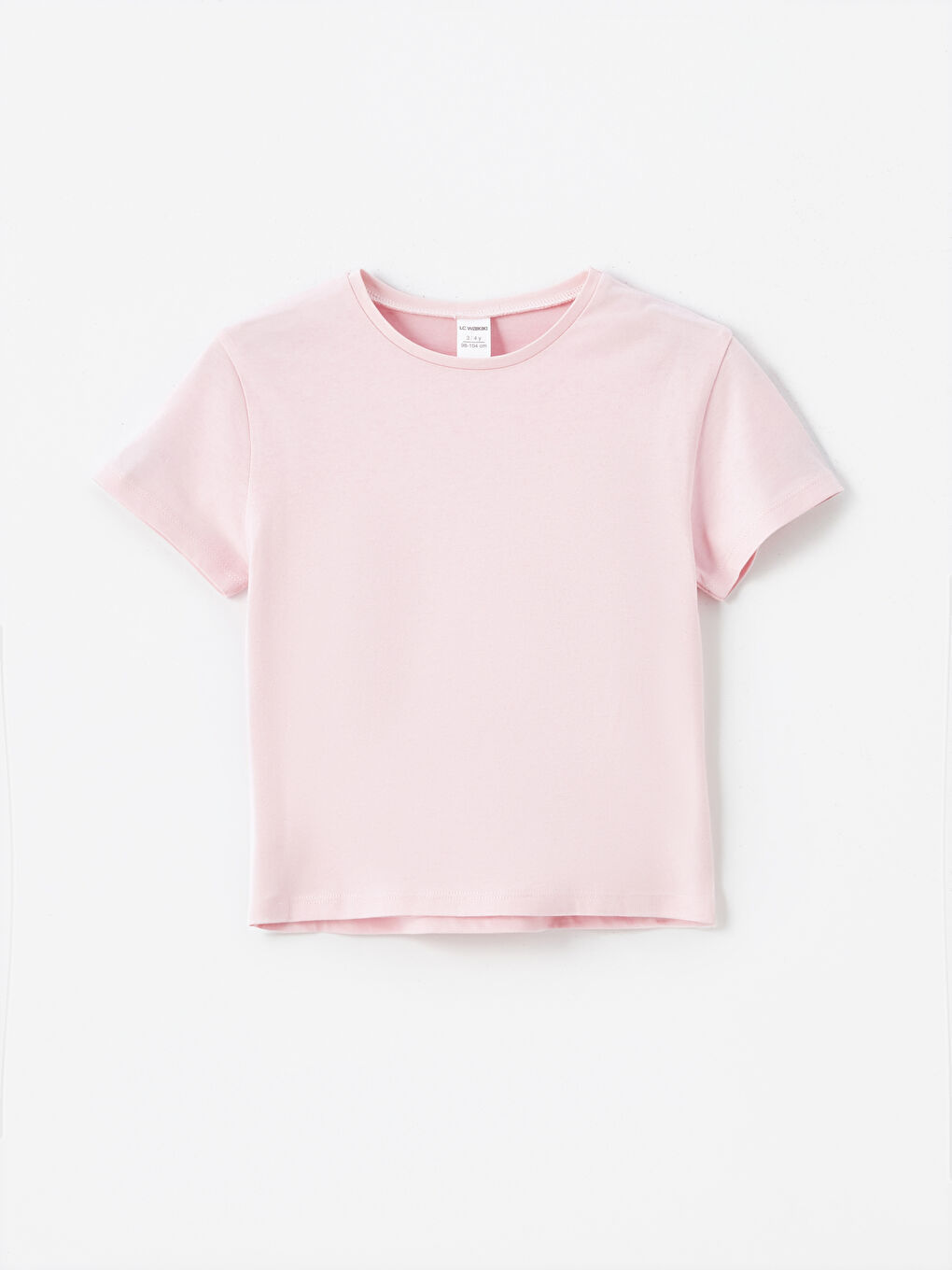 Crew Neck Short Sleeve Basic Baby Girls' T-Shirt -S4OR89Z1-GA5