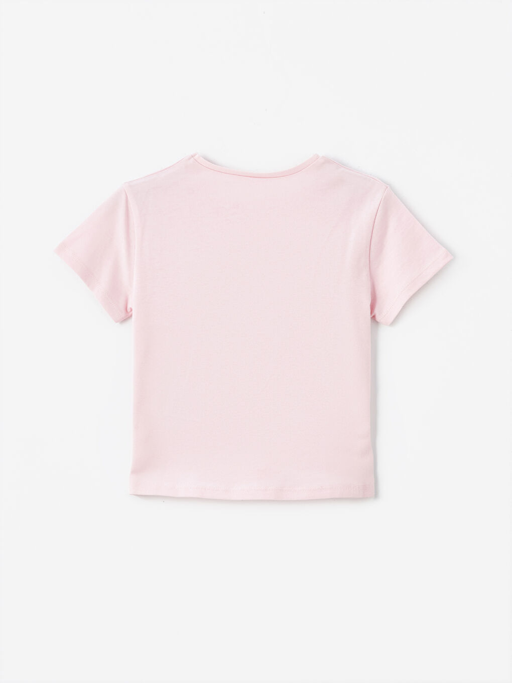 Crew Neck Short Sleeve Basic Baby Girls' T-Shirt -S4OR89Z1-GA5