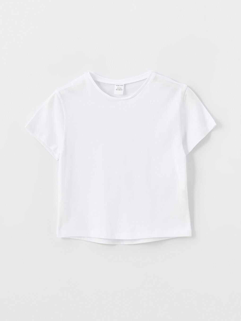 LCW Kids Crew Neck Short Sleeve Basic Baby Girls' T-Shirt -S4OR89Z1-Q6K