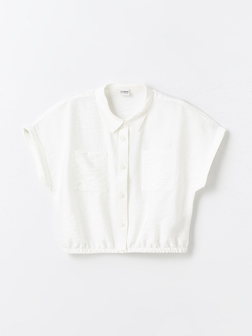 Basic Short Sleeve Girls' Shirt -S5FY13Z4-Q6K
