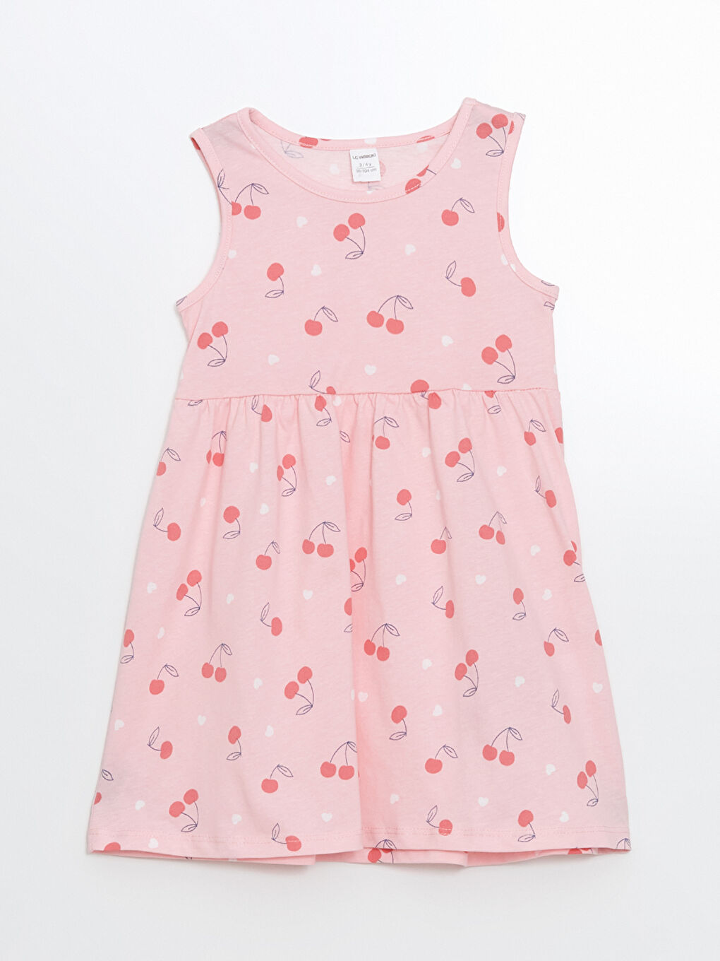 Strawberry Print Baby Girl Dress -S4OT40Z1-LT4