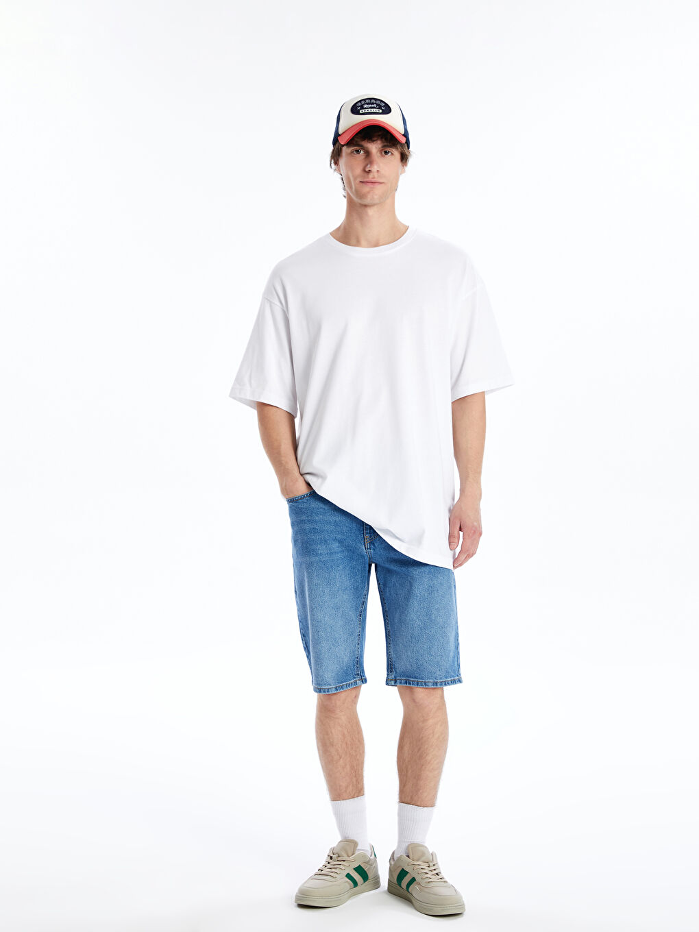 LCW Jeans Man INDIGO Denim Shorts -S5JM06Z8-H45