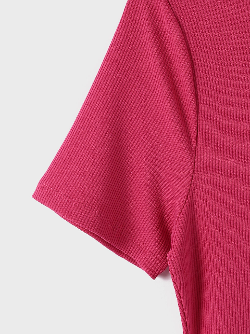 LC Waikiki Crew Neck Plain Short Sleeve Women's Dress -S5M001Z8-H4K
