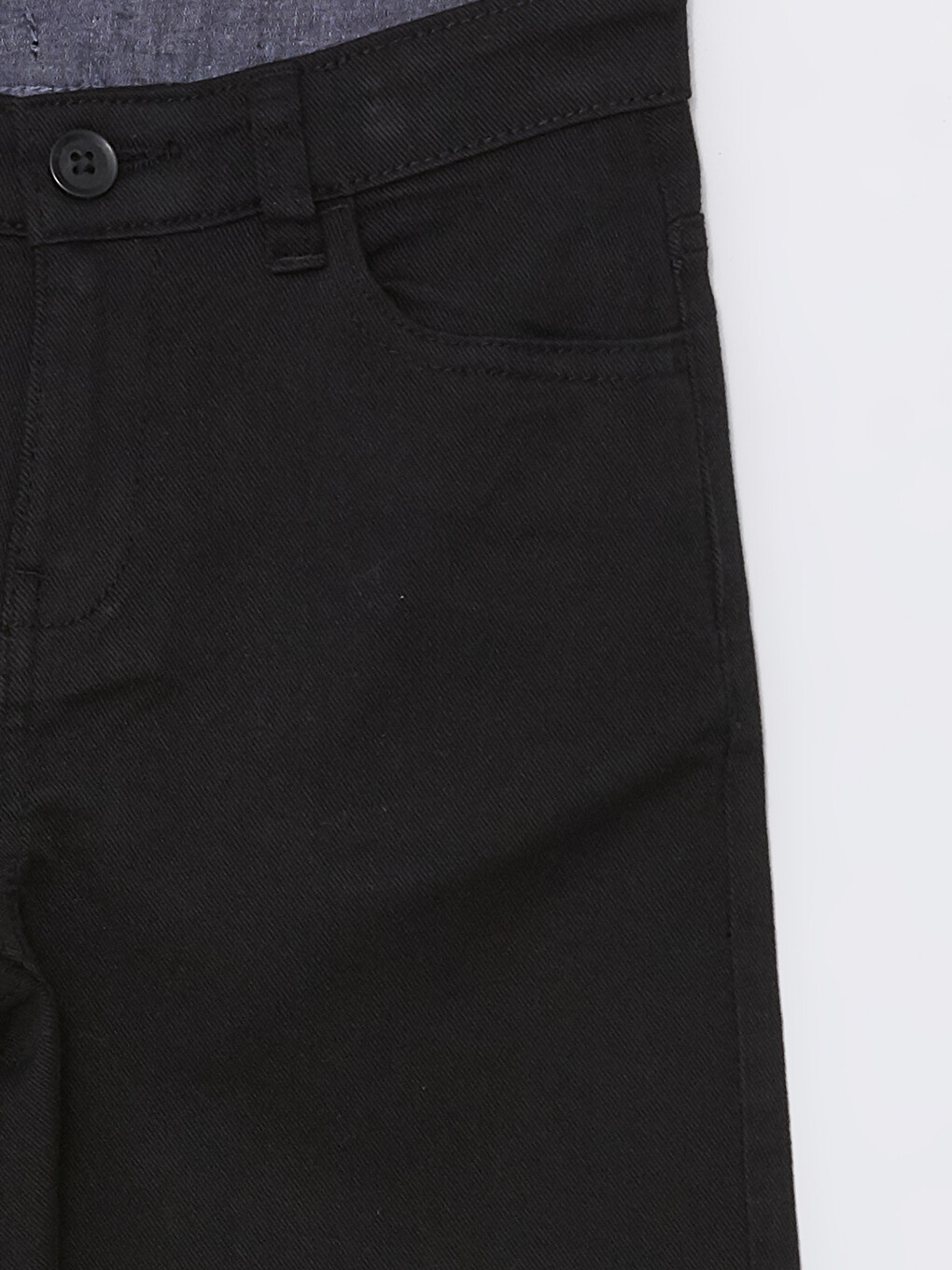 Boy's Slim Gabardine Trousers-1