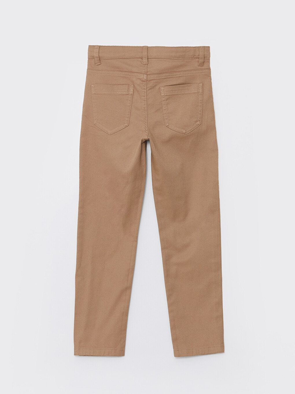 Boy's Slim Gabardine Trousers-2