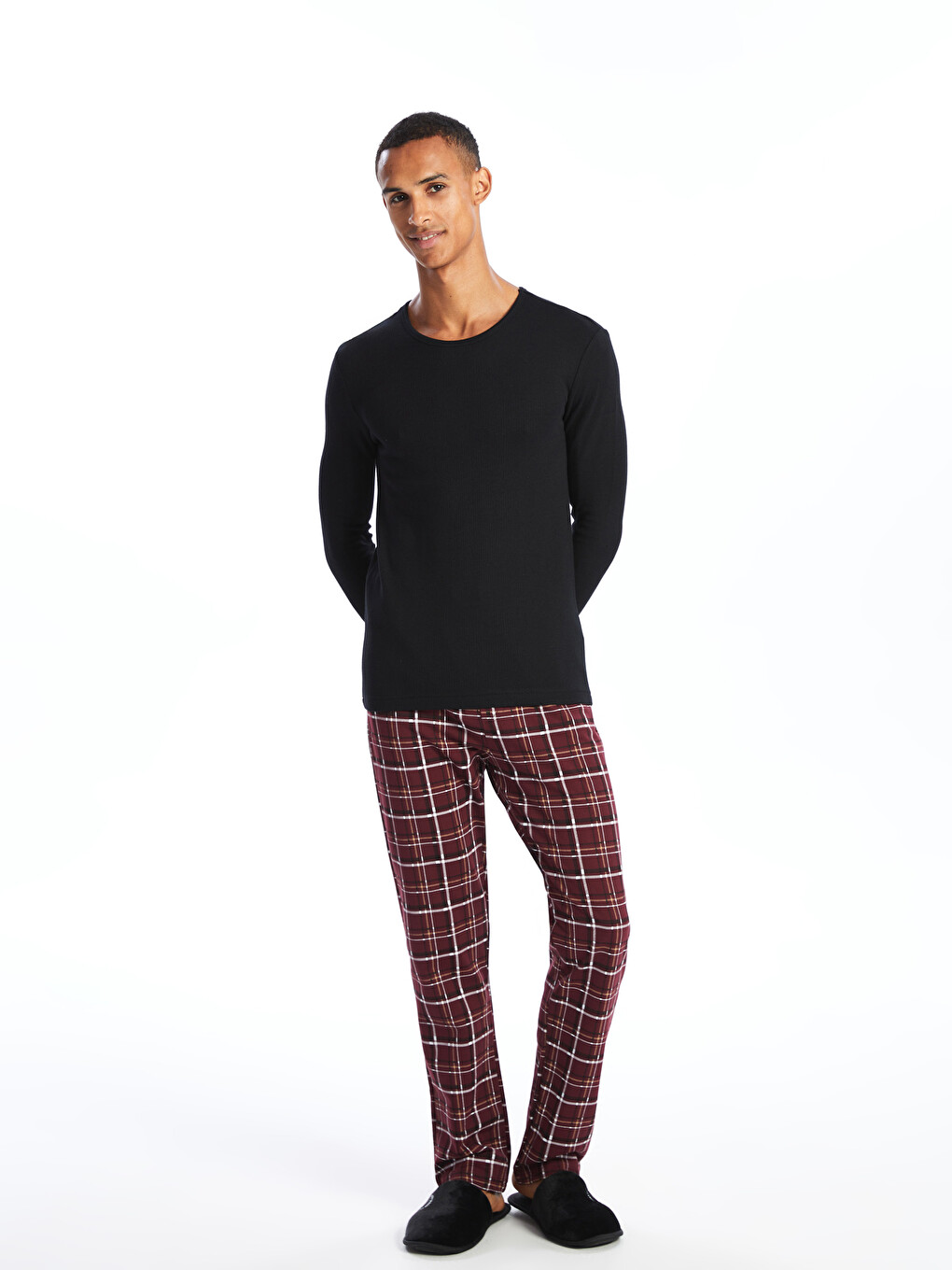 Crew Neck Long Sleeve Thermal Underwear-1