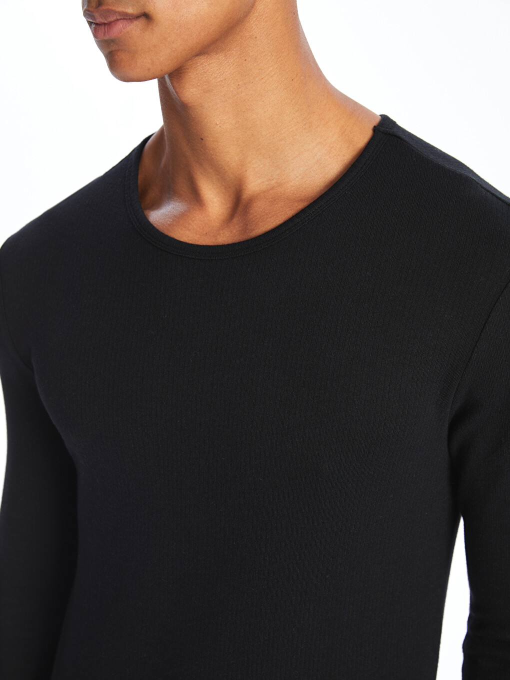 Crew Neck Long Sleeve Thermal Underwear-2