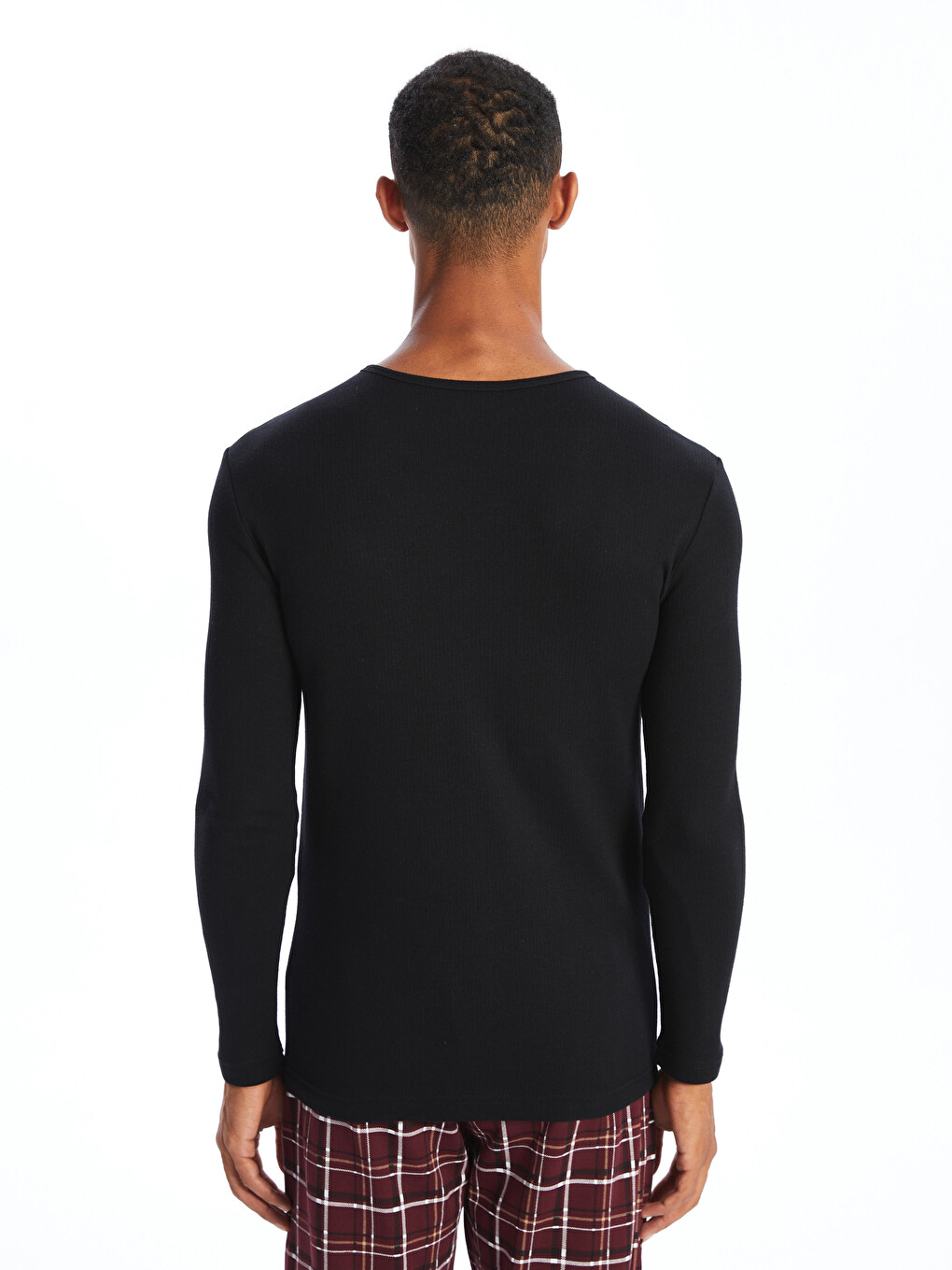 Crew Neck Long Sleeve Thermal Underwear-3