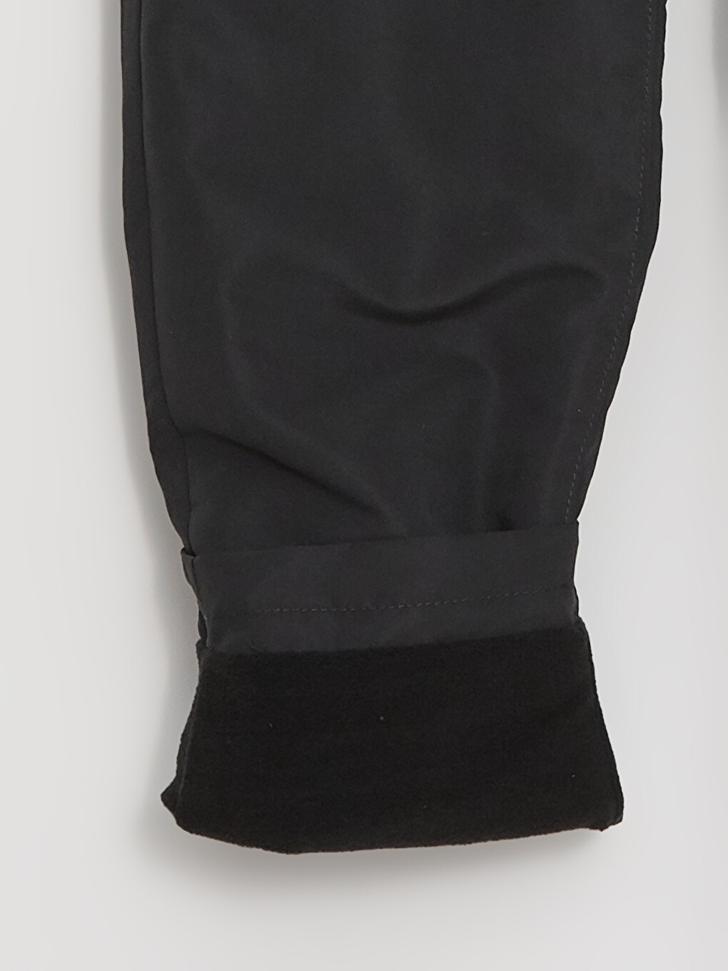 Elastic Waist Printed Fleece Lined Boys Trousers-1