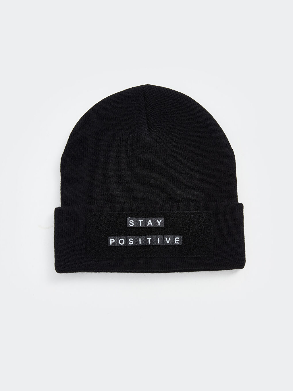 LCW ACCESSORIES Velcro Lapel Detail Men's Knitwear Beanie -W25195Z8-HUC