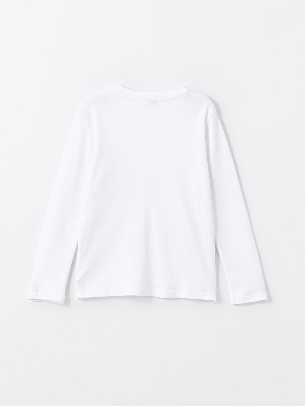 Majica sa okruglim izrezom, osnovna, dugih rukava, pamučna, za dečake-3