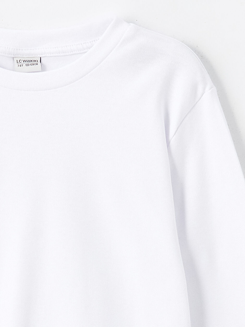 Majica sa okruglim izrezom, osnovna, dugih rukava, pamučna, za dečake-5