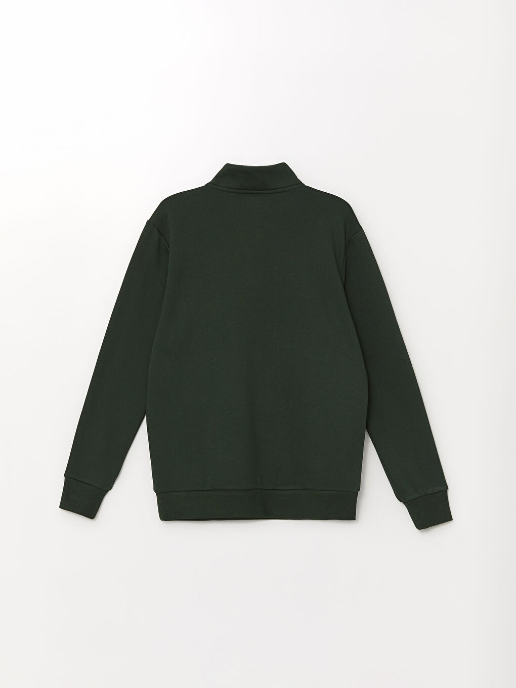 سویتشێرتی ئه‌ستووری قۆڵ درێژی سادە بۆ پیاوان بە یه‌خه‌ی مل بەرز-7