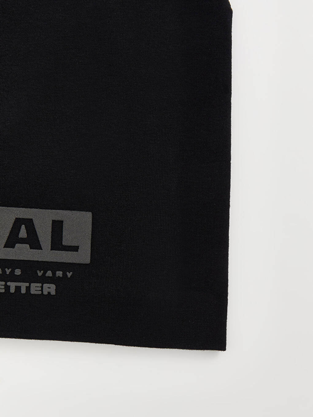 Siyah Yazı Baskılı Erkek Bere-2