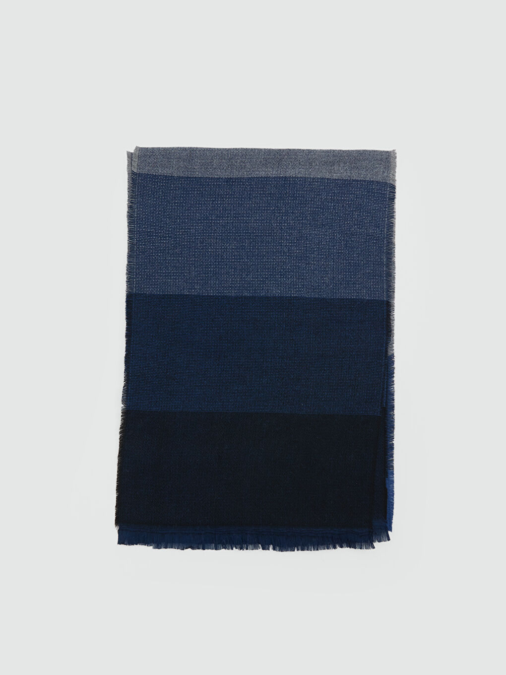 Tasseled Color Block Men's Scarf-4