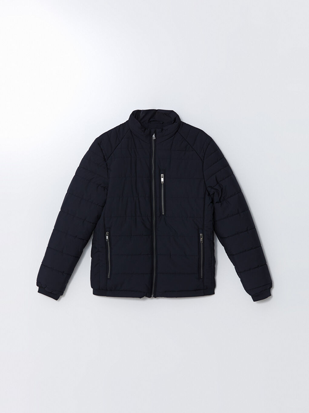 Standard Fit Funnel Neck Men's Puffer Coat -S30866Z8-RFD