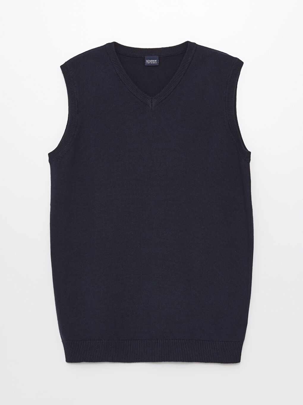 LC Waikiki V Neck Basic Boys' Knitwear Sweater Vest -W30276Z4-RBY